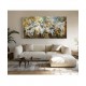 Quadro decorativo floral moderno abstrato,modelo 2,  medida 70x140 cor 2 Código 1405