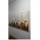 Quadro decorativo floral moderno abstrato,modelo 2,  core 3 medida 60x120 