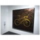 Quadro decorativo pintado a mão tema bike, ciclismo, bicicleta, abstrato,quadro original,medida  90x100