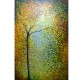 Quadro decorativo pintado a mão arvore  medida 150x100