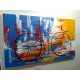 Quadro decorativo pintado a mão tema bike, ciclismo, bicicleta medida 70x120 código 1046